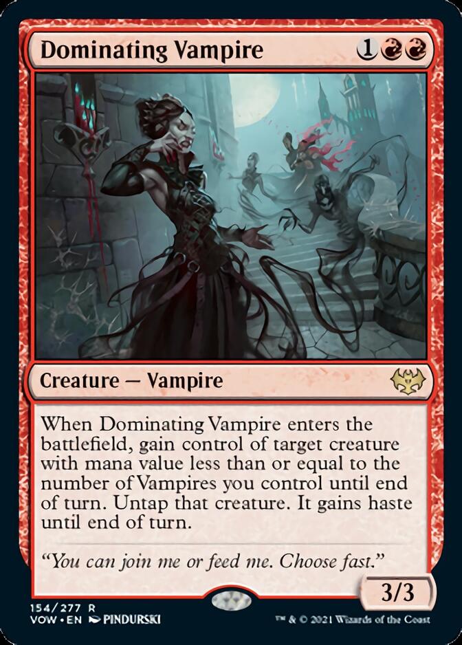 Dominating Vampire [Innistrad: Crimson Vow] | Shuffle n Cut Hobbies & Games