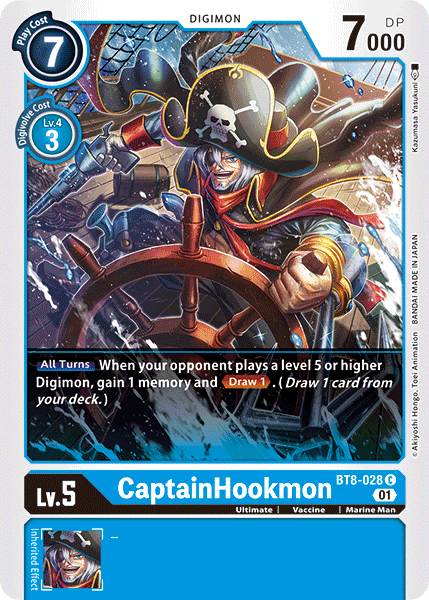 CaptainHookmon [BT8-028] [New Awakening] | Shuffle n Cut Hobbies & Games