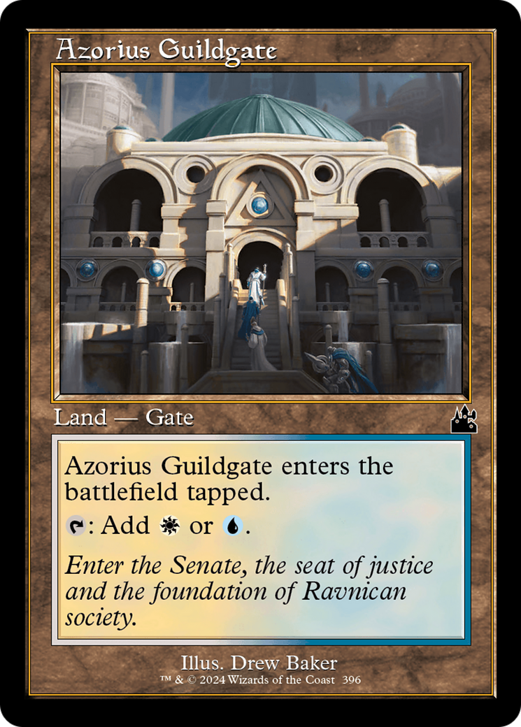 Azorius Guildgate (Retro Frame) [Ravnica Remastered] | Shuffle n Cut Hobbies & Games