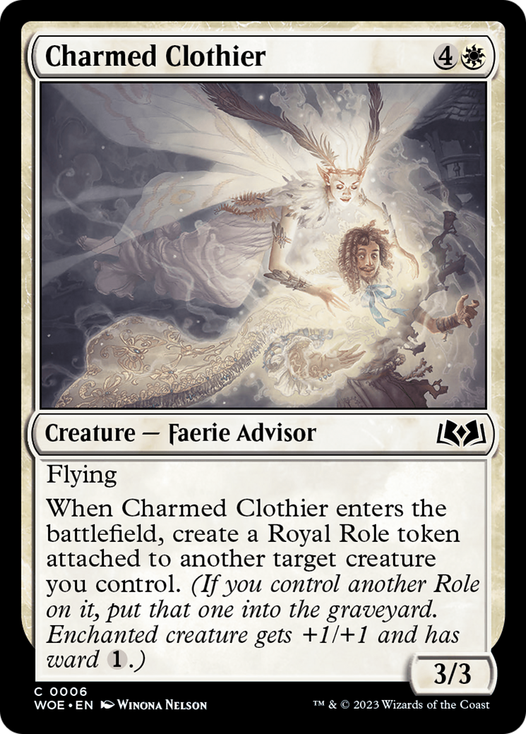 Charmed Clothier [Wilds of Eldraine] | Shuffle n Cut Hobbies & Games