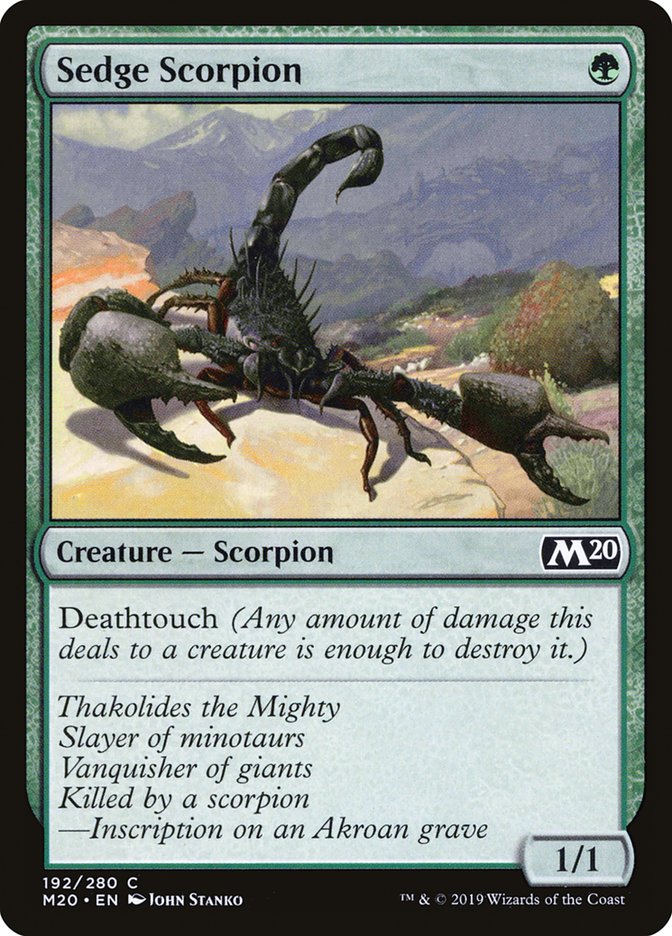 Sedge Scorpion [Core Set 2020] | Shuffle n Cut Hobbies & Games