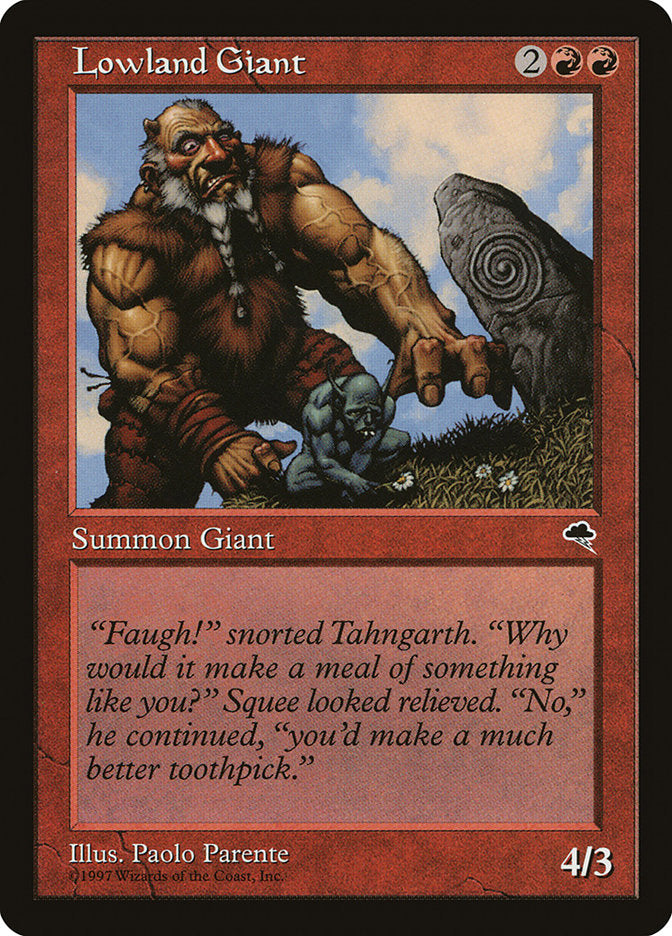 Lowland Giant [Tempest] | Shuffle n Cut Hobbies & Games