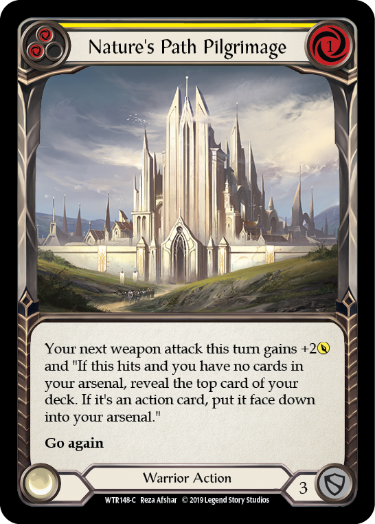 Nature's Path Pilgrimage (Yellow) [WTR148-C] Alpha Print Normal | Shuffle n Cut Hobbies & Games