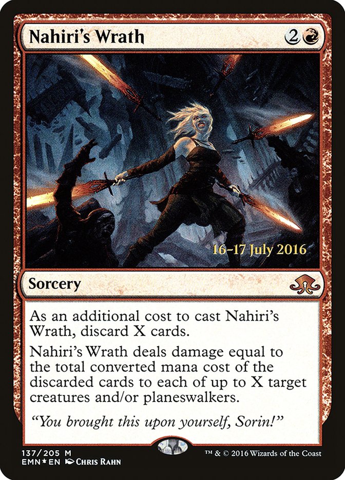 Nahiri's Wrath (Prerelease) [Eldritch Moon Promos] | Shuffle n Cut Hobbies & Games