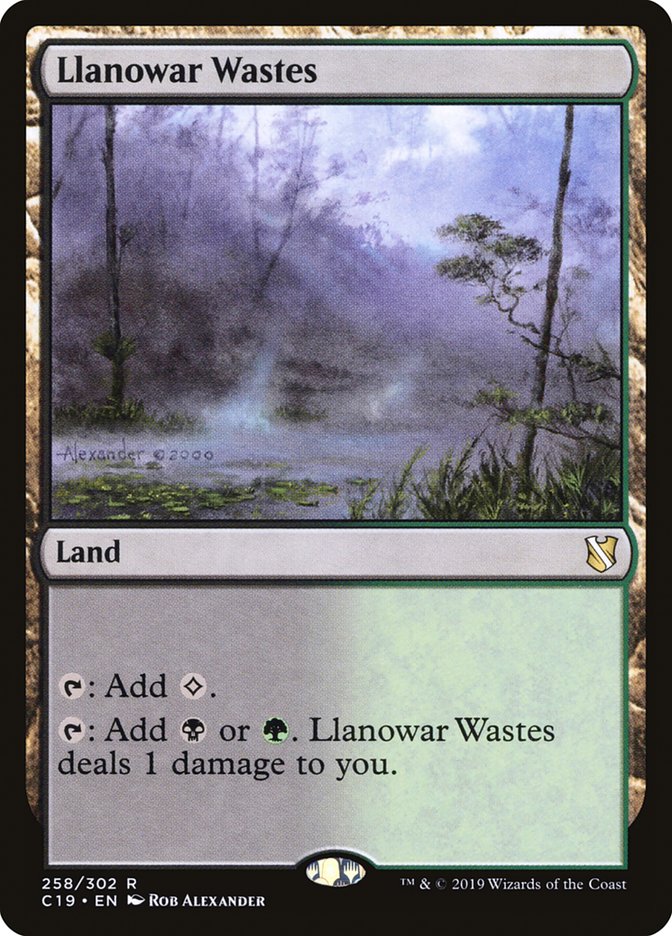 Llanowar Wastes [Commander 2019] | Shuffle n Cut Hobbies & Games