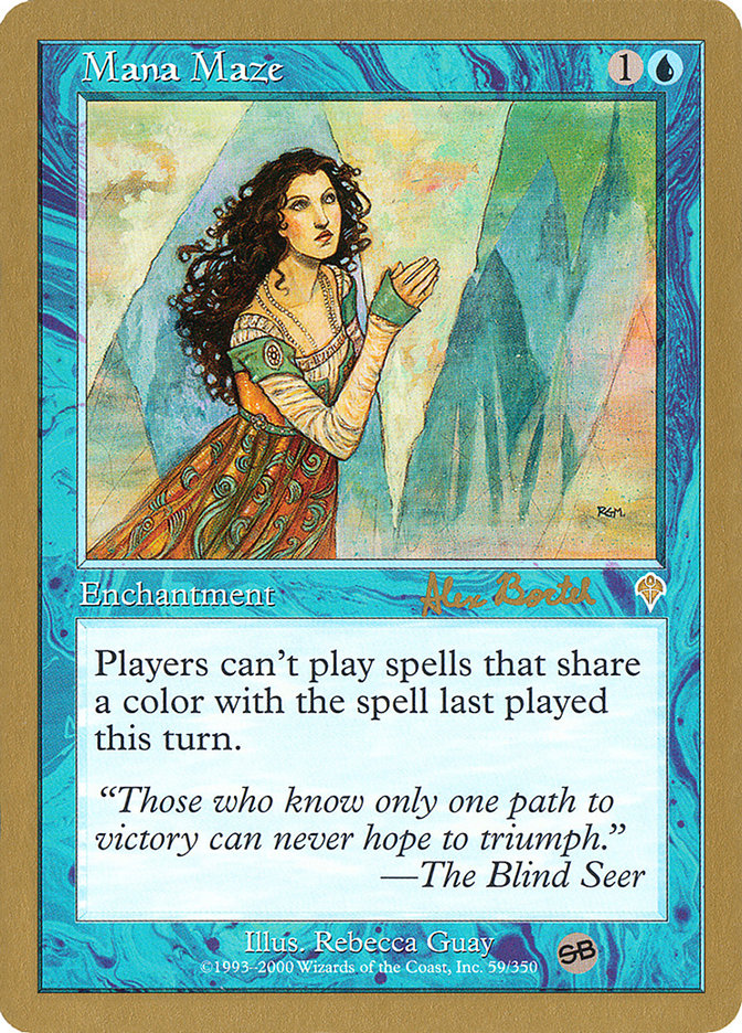 Mana Maze (Alex Borteh) (SB) [World Championship Decks 2001] | Shuffle n Cut Hobbies & Games