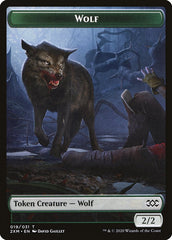 Copy // Wolf Double-Sided Token [Double Masters Tokens] | Shuffle n Cut Hobbies & Games