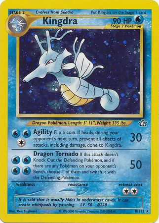 Kingdra (8/111) [Neo Genesis Unlimited] | Shuffle n Cut Hobbies & Games