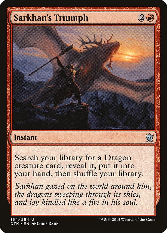 Sarkhan's Triumph [Dragons of Tarkir] | Shuffle n Cut Hobbies & Games