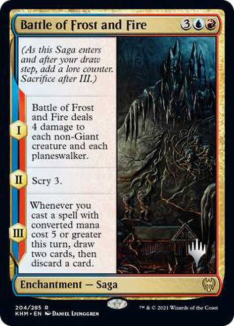 Battle of Frost and Fire (Promo Pack) [Kaldheim Promos] | Shuffle n Cut Hobbies & Games