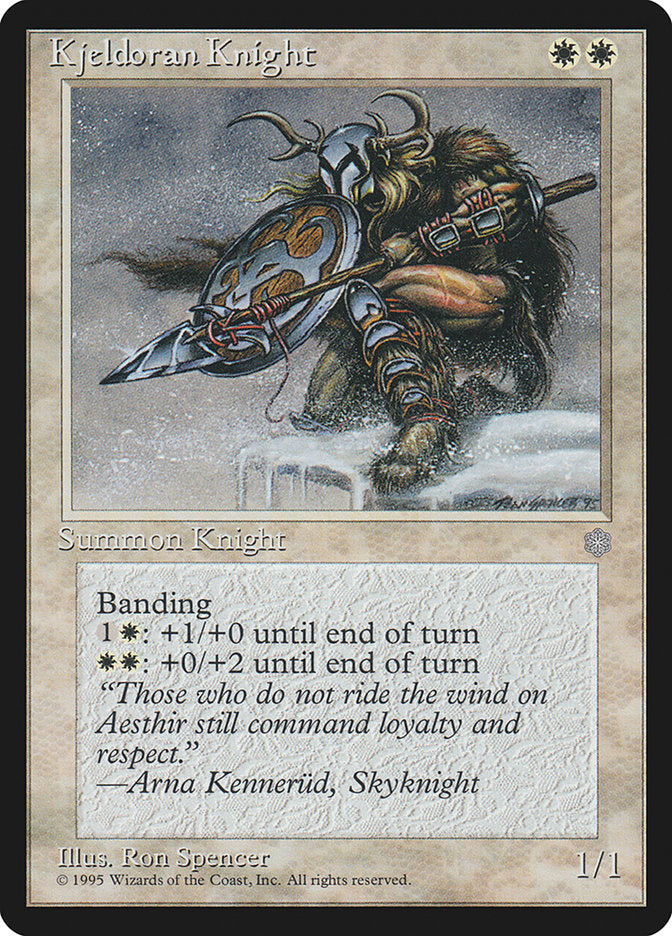 Kjeldoran Knight [Ice Age] | Shuffle n Cut Hobbies & Games