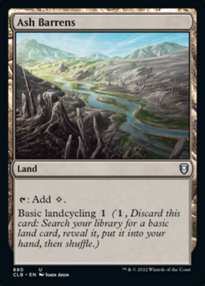 Ash Barrens [Commander Legends: Battle for Baldur's Gate] | Shuffle n Cut Hobbies & Games