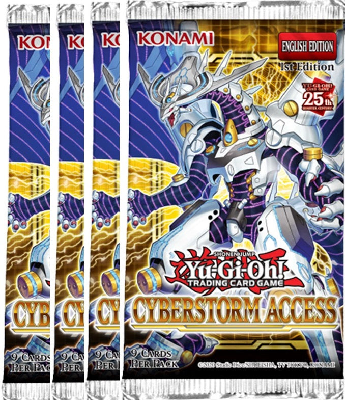 Cyberstorm Access - Booster Pack (1st Edition) x 4 | Shuffle n Cut Hobbies & Games
