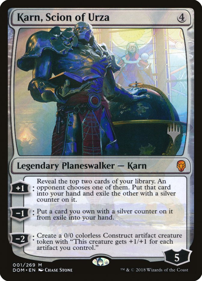 Karn, Scion of Urza (Promo Pack) [Dominaria Promos] | Shuffle n Cut Hobbies & Games