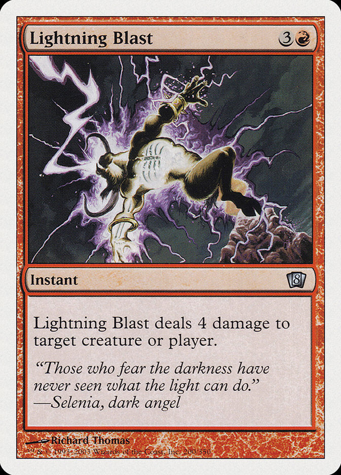 Lightning Blast [Eighth Edition] | Shuffle n Cut Hobbies & Games