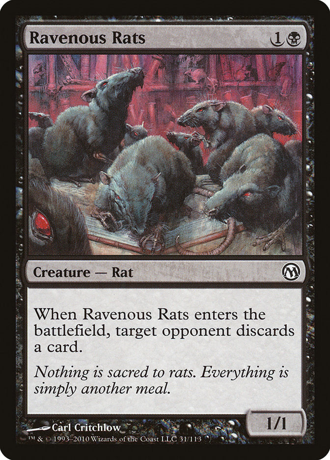 Ravenous Rats [Duels of the Planeswalkers] | Shuffle n Cut Hobbies & Games