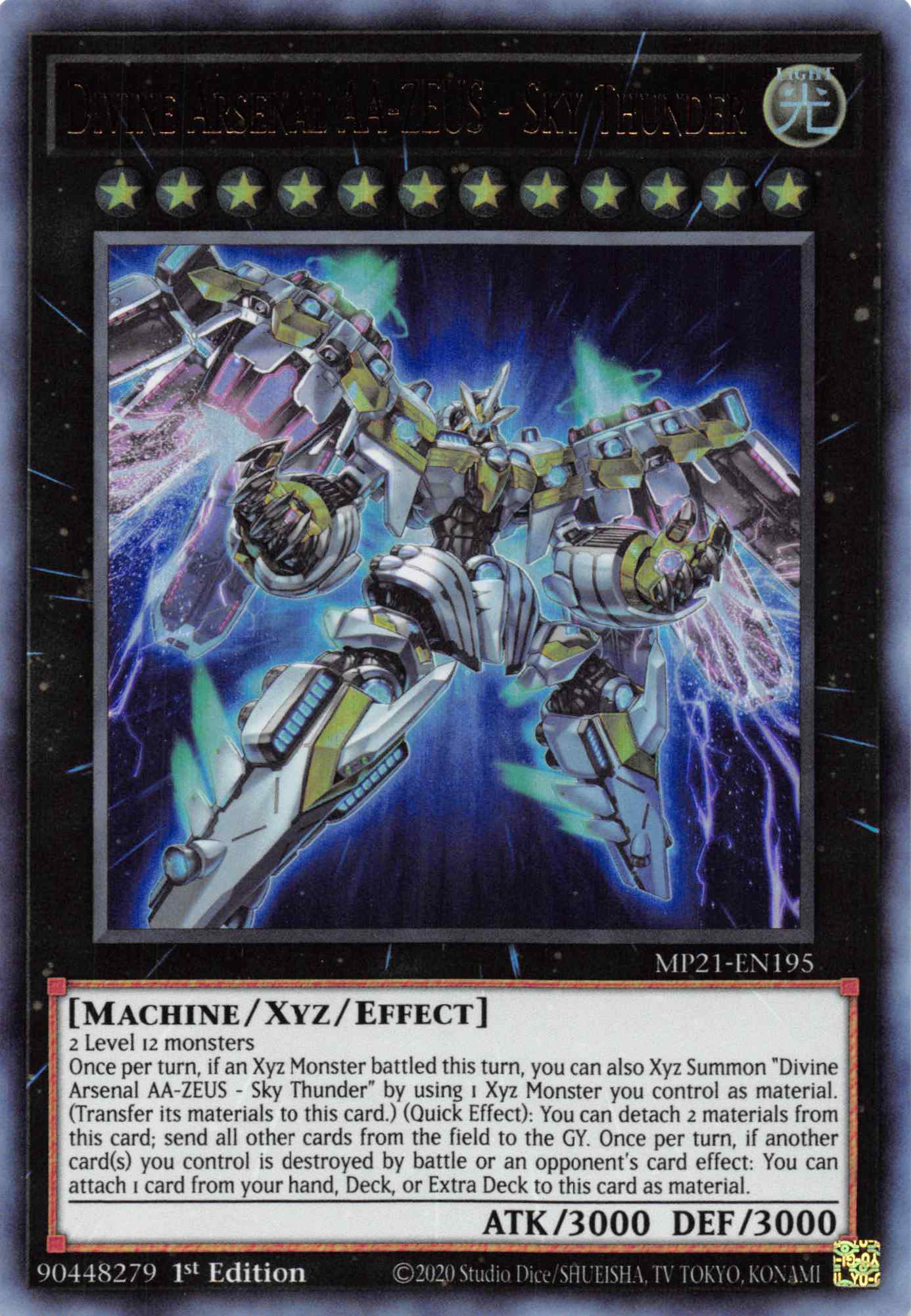 Divine Arsenal AA-ZEUS - Sky Thunder [MP21-EN195] Ultra Rare | Shuffle n Cut Hobbies & Games