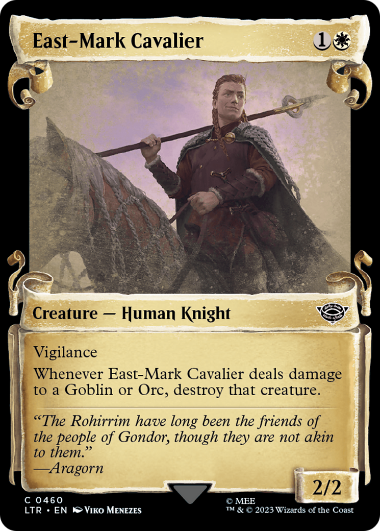 East-Mark Cavalier [The Lord of the Rings: Tales of Middle-Earth Showcase Scrolls] | Shuffle n Cut Hobbies & Games