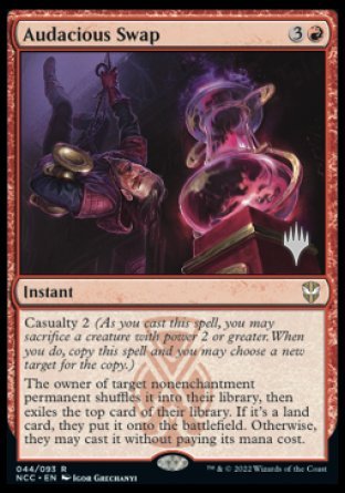 Audacious Swap (Promo Pack) [Streets of New Capenna Commander Promos] | Shuffle n Cut Hobbies & Games