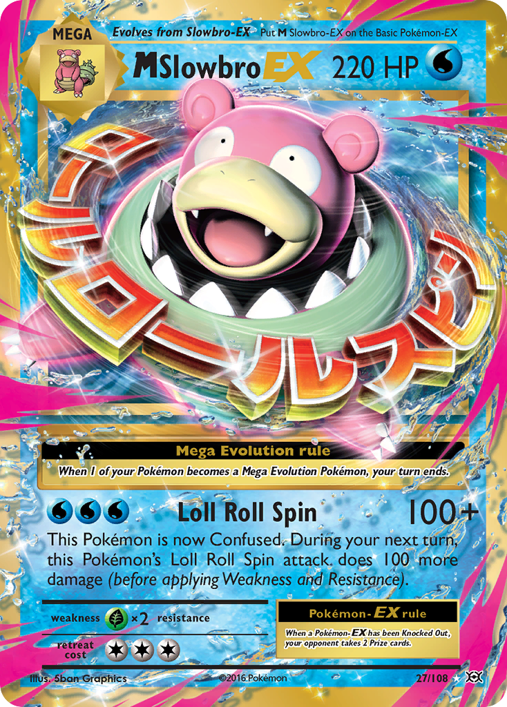 M Slowbro EX (27/108) [XY: Evolutions] | Shuffle n Cut Hobbies & Games