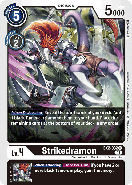 Strikedramon [EX2-032] [Digital Hazard] | Shuffle n Cut Hobbies & Games