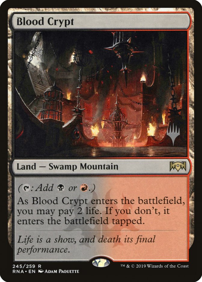 Blood Crypt (Promo Pack) [Ravnica Allegiance Promos] | Shuffle n Cut Hobbies & Games
