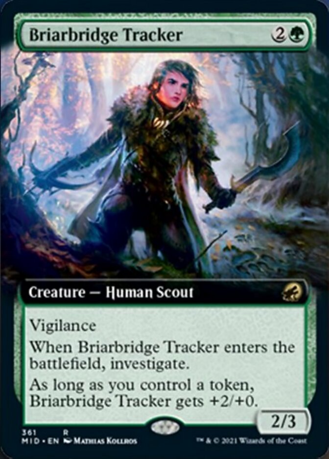 Briarbridge Tracker (Extended Art) [Innistrad: Midnight Hunt] | Shuffle n Cut Hobbies & Games