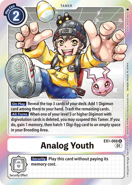 Analog Youth [EX1-066] [Classic Collection] | Shuffle n Cut Hobbies & Games