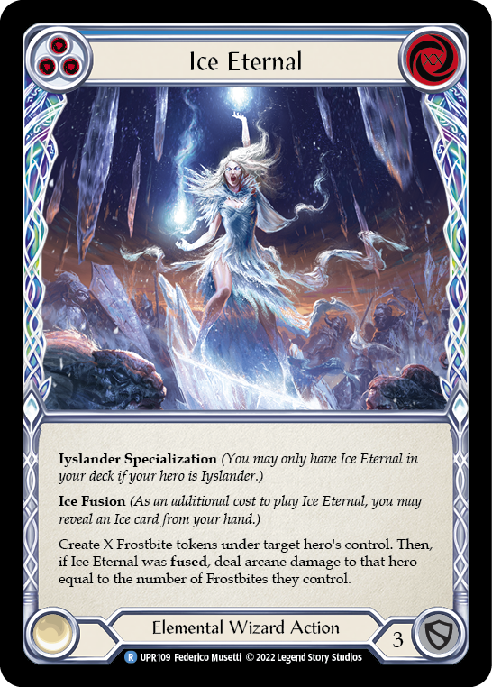 Ice Eternal [UPR109] (Uprising)  Rainbow Foil | Shuffle n Cut Hobbies & Games