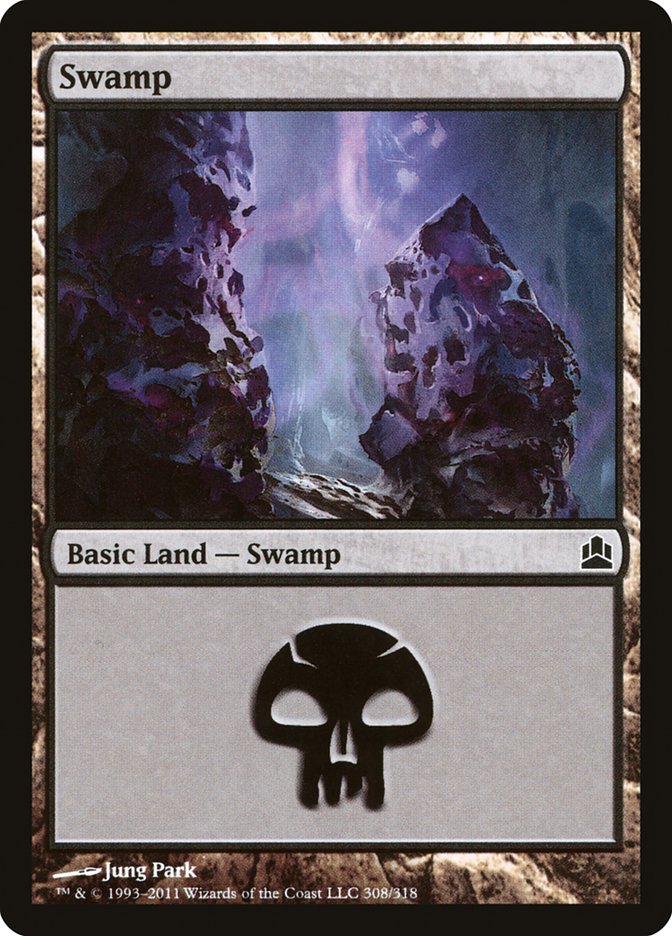 Swamp (308) [Commander 2011] | Shuffle n Cut Hobbies & Games