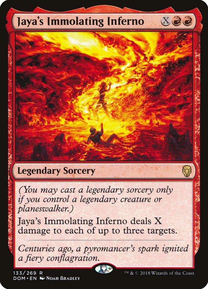 Jaya's Immolating Inferno [Dominaria] | Shuffle n Cut Hobbies & Games