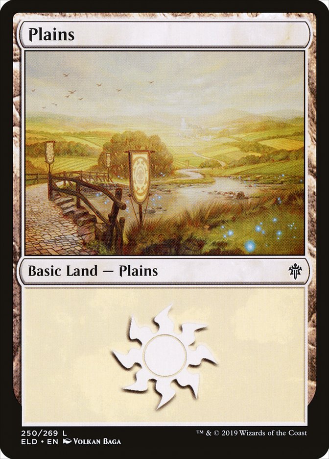 Plains (250) [Throne of Eldraine] | Shuffle n Cut Hobbies & Games