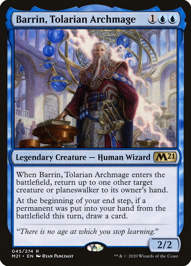 Barrin, Tolarian Archmage [Core Set 2021] | Shuffle n Cut Hobbies & Games