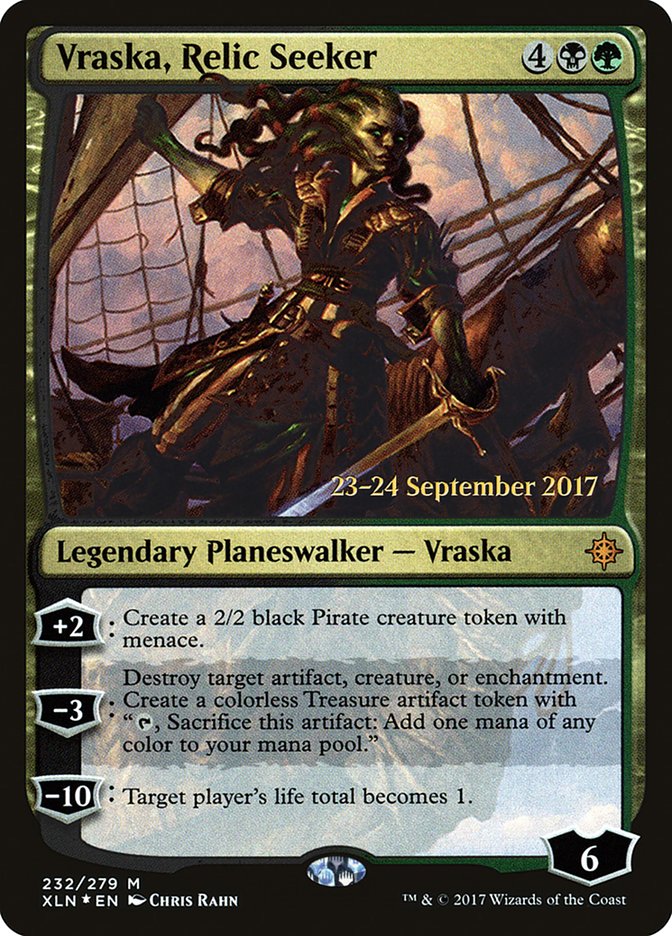Vraska, Relic Seeker [Ixalan Prerelease Promos] | Shuffle n Cut Hobbies & Games