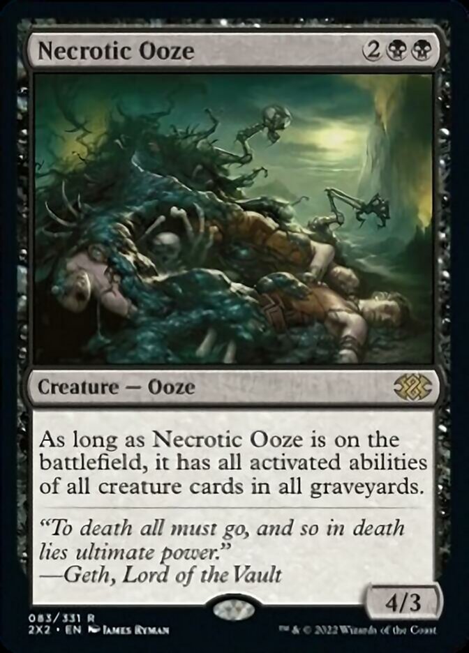 Necrotic Ooze [Double Masters 2022] | Shuffle n Cut Hobbies & Games