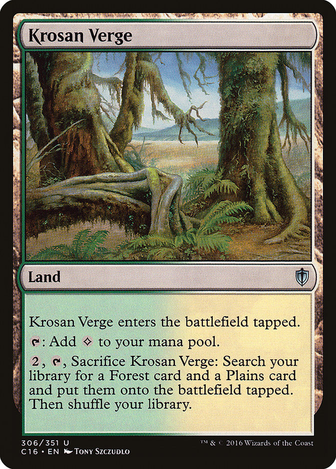Krosan Verge [Commander 2016] | Shuffle n Cut Hobbies & Games
