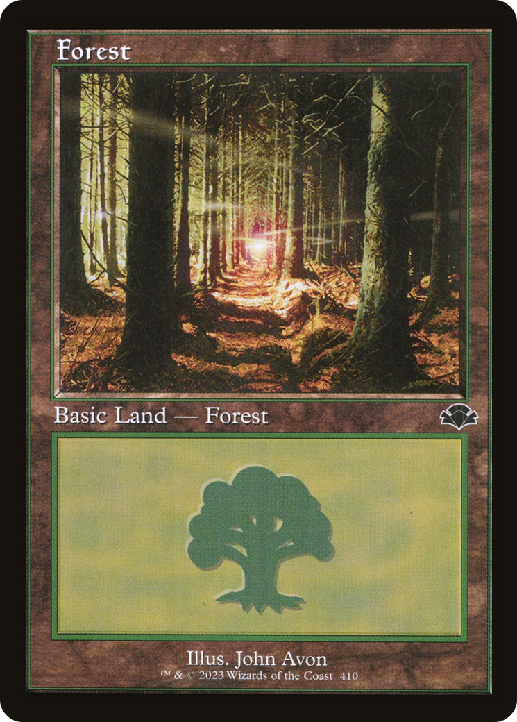 Forest (410) (Retro) [Dominaria Remastered] | Shuffle n Cut Hobbies & Games