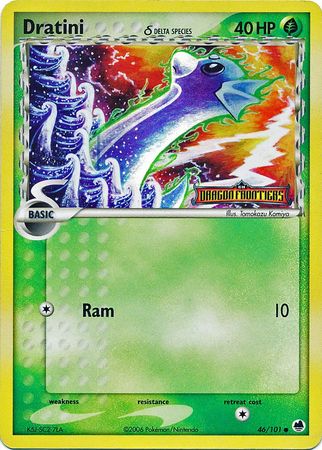 Dratini (46/101) (Delta Species) (Stamped) [EX: Dragon Frontiers] | Shuffle n Cut Hobbies & Games