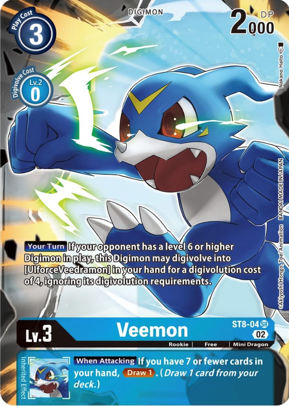 Veemon [ST8-04] (Alternate Art) [Starter Deck: Beelzemon Advanced Deck Set] | Shuffle n Cut Hobbies & Games