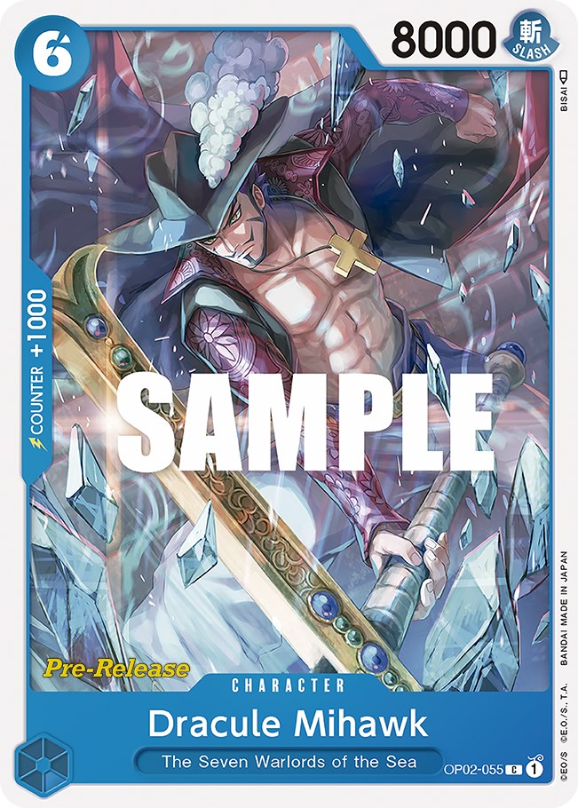 Dracule Mihawk [Paramount War Pre-Release Cards] | Shuffle n Cut Hobbies & Games