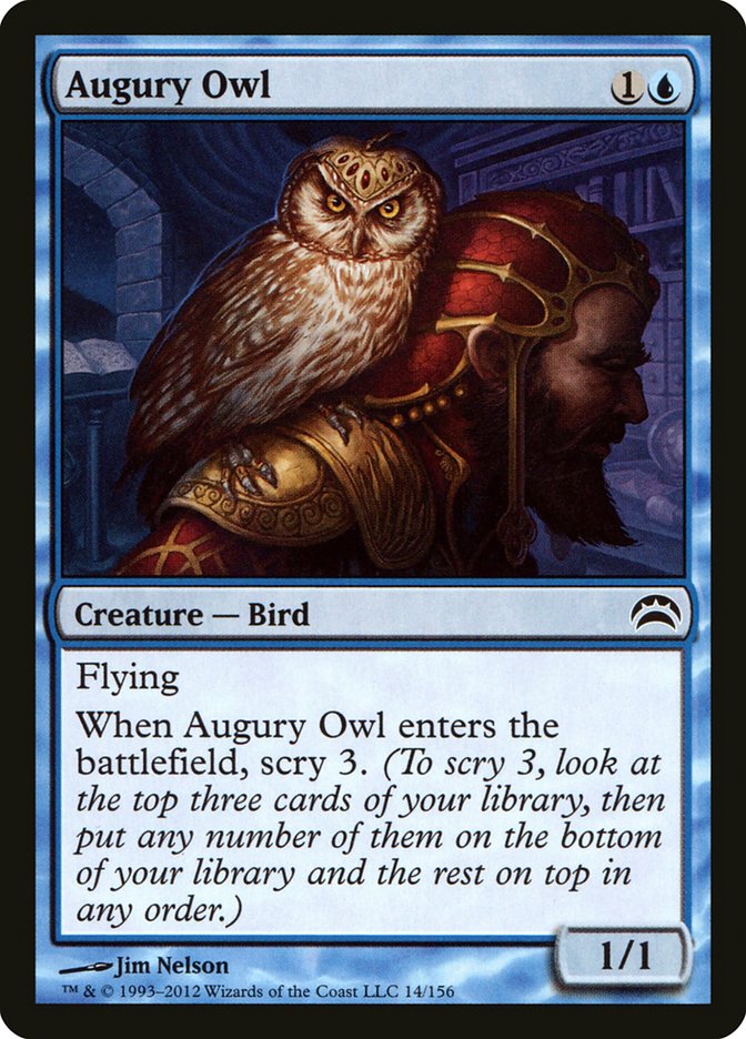 Augury Owl [Planechase 2012] | Shuffle n Cut Hobbies & Games