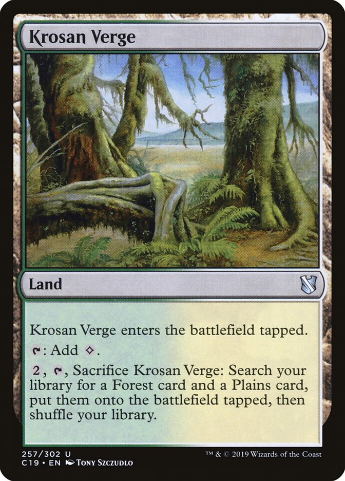 Krosan Verge [Commander 2019] | Shuffle n Cut Hobbies & Games