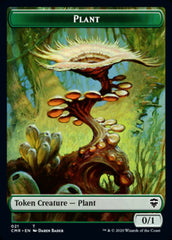 Illusion // Plant Double-Sided Token [Commander Legends Tokens] | Shuffle n Cut Hobbies & Games
