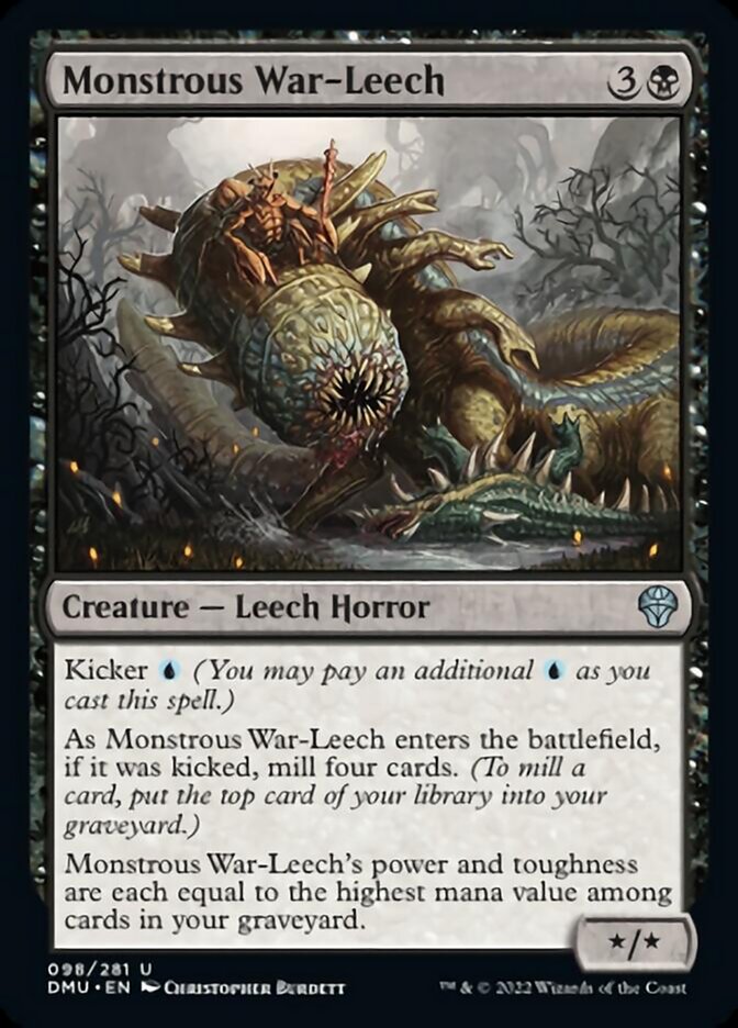 Monstrous War-Leech [Dominaria United] | Shuffle n Cut Hobbies & Games