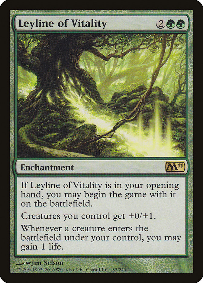 Leyline of Vitality [Magic 2011] | Shuffle n Cut Hobbies & Games