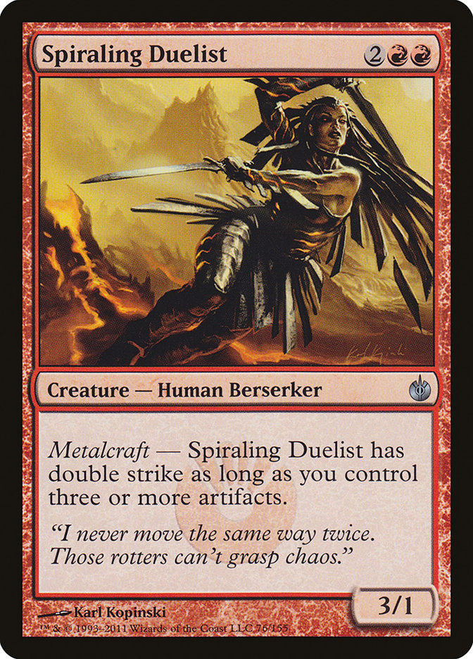 Spiraling Duelist [Mirrodin Besieged] | Shuffle n Cut Hobbies & Games