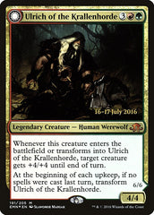Ulrich of the Krallenhorde // Ulrich, Uncontested Alpha [Eldritch Moon Prerelease Promos] | Shuffle n Cut Hobbies & Games