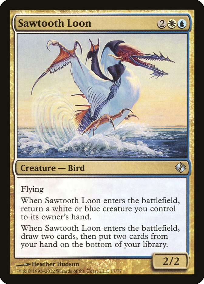 Sawtooth Loon [Duel Decks: Venser vs. Koth] | Shuffle n Cut Hobbies & Games