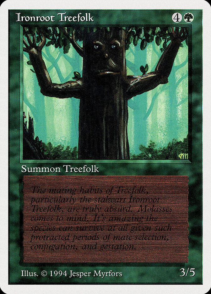 Ironroot Treefolk [Summer Magic / Edgar] | Shuffle n Cut Hobbies & Games