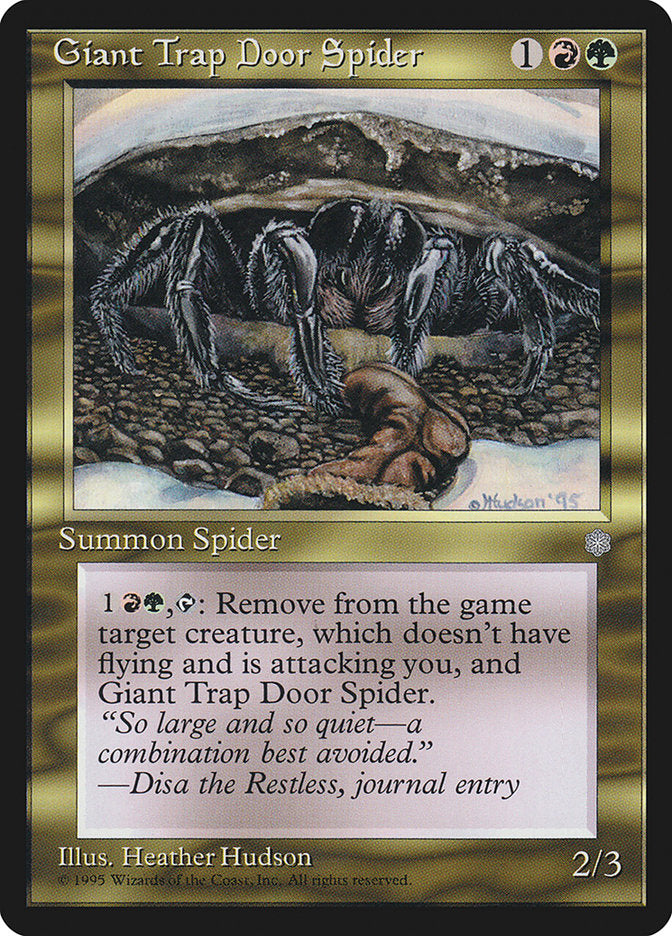 Giant Trap Door Spider [Ice Age] | Shuffle n Cut Hobbies & Games